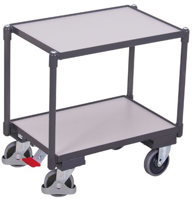 Produktbild Variofit ESD Euro Systemroller mit 2 Ladeflächen 675x415x665mm Traglast 250kg