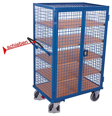 Produktbild Variofit Etagenwagen fest verschweißt 5 Etagen 1115x730x1810mm bild 3