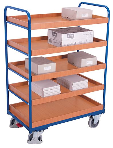 Produktbild Variofit Etagenwagen hoch 5 Etagen 1060x600x1530mm bild 3