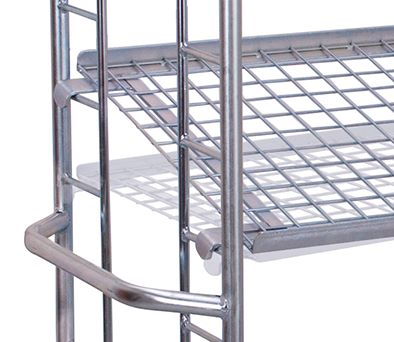 Produktbild Variofit Etagenwagen 1805x650x1855mm mit 4 Drahtgitterböden verzinkt bild 2