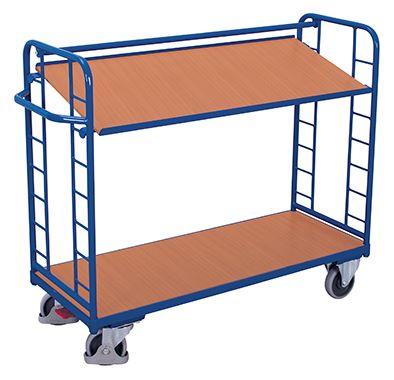 Produktbild Variofit Etagenwagen mit 2 Holzböden 1510x550x1235mm