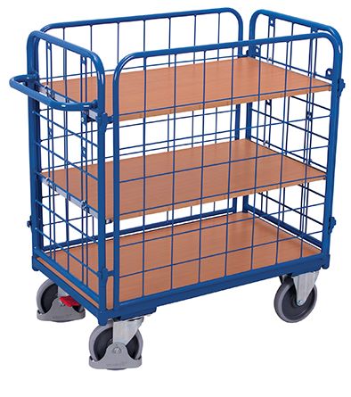 Produktbild Variofit Etagenwagen niedrig 1190x740x1220mm 3 Etagen