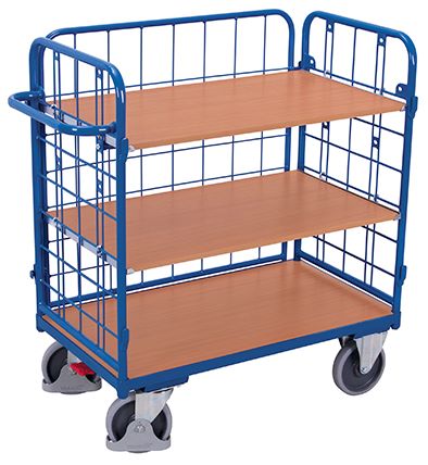 Produktbild Variofit Etagenwagen niedrig 1390x825x1220mm mit 3 Etagen