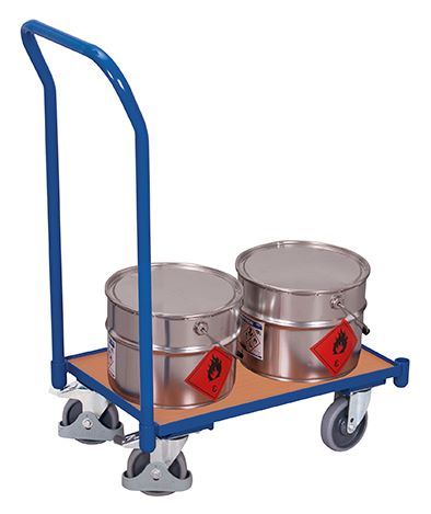 Produktbild Variofit Euro System Roller mit Boden und Schiebebügel 740x415x970mm bild 2