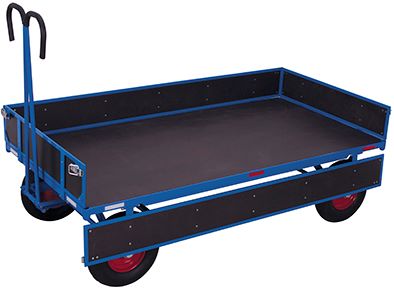 Produktbild Variofit Handpritschenwagen mit Bordwand 2080x1030x1340mm Traglast 1000kg bild 2