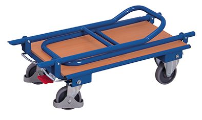 Produktbild Variofit Klappbügelwagen mit 2 Bügeln 850x450x940mm Traglast 150kg bild 2