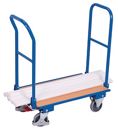 Produktbild Variofit Klappbügelwagen mit 2 Bügeln 850x450x940mm Traglast 150kg bild 3