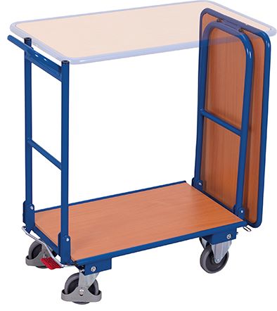 Produktbild Variofit Klappbügelwagen mit 2 Etagen 905x450x970mm Traglast 150kg bild 2