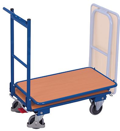 Produktbild Variofit Klappbügelwagen mit 2 Etagen 905x450x970mm Traglast 150kg bild 3