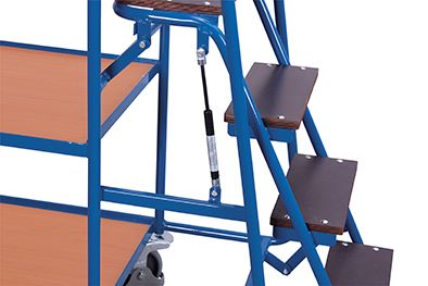 Produktbild Variofit Kommissionierwagen mit 3 Ladeflächen hoch 1695x625x1900mm bild 2