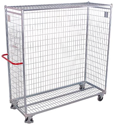 Produktbild Variofit Kommissionierwagen verzinkt Traglast 300kg 1860x650x1850mm bild 1