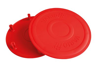 Produktbild Variofit Kunststoffkappe für Vollgummiräder Durchmesser 260x65mm rot