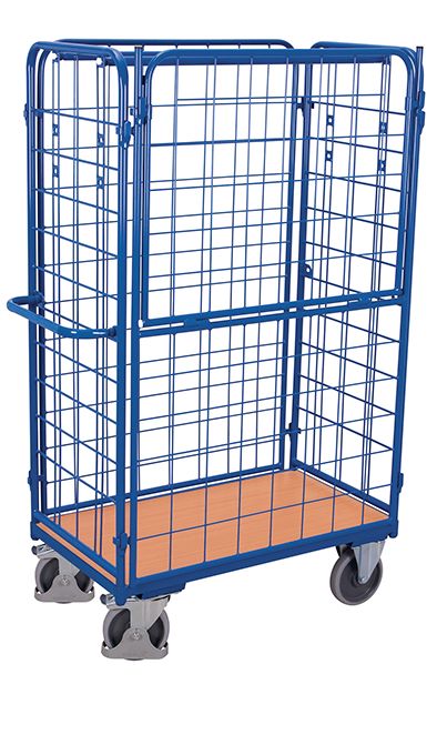 Produktbild Variofit Längswand hoch halb abklappbar 1095x1525mm enzianblau