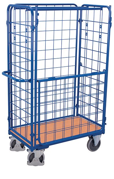 Produktbild Variofit Längswand hoch halb abklappbar 1095x1525mm enzianblau bild 4