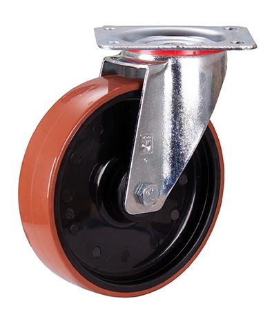 Produktbild Variofit Lenkrolle Polyurethan Traglast 350 kg 200 x 50 mm