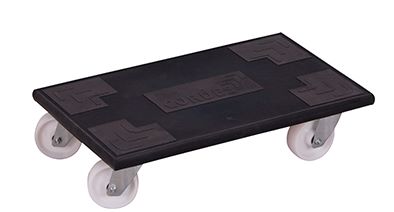 Produktbild Variofit Möbelhund Europa mit Kunststofflenkrollen 600x350x145mm