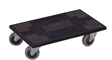 Produktbild Variofit Möbelhund Europa mit thermoplastischer Bereifung schwarz