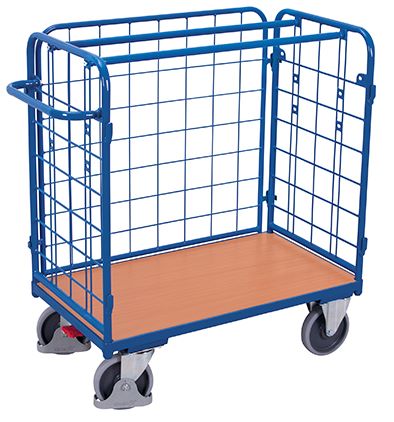 Produktbild Variofit Paket Dreiwandwagen niedrig 1390x825x1220mm