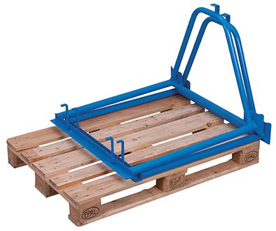 Produktbild Variofit Palettenaufsatz Typ 65 blau Auflast 1500kg Nutzhöhe 800mm bild 2