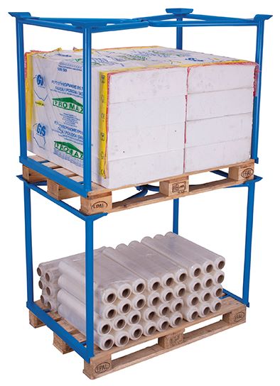 Produktbild Variofit Palettenaufsatz Typ 65 blau Auflast 1500kg Nutzhöhe 800mm bild 4