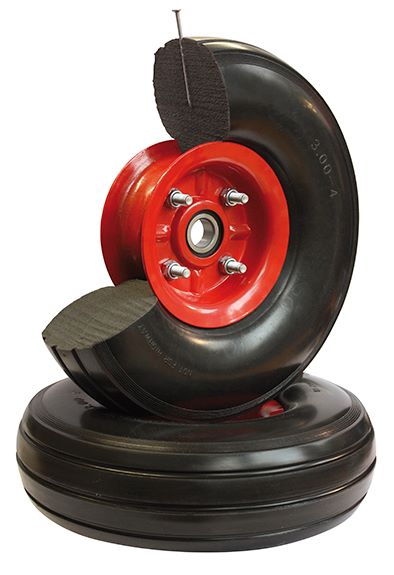 Produktbild Variofit Pannensicheres Rad 260x85mm schwarz ohne Ventil bild 3