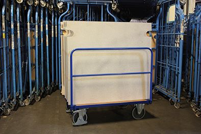 Produktbild Variofit Rohrbügelwagen 1150x700x1040mm mit 2 Rohrbügeln bild 3