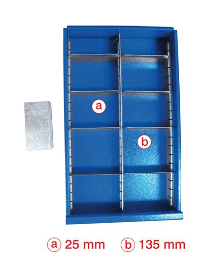 Produktbild Variofit Schubladeneinteilungsset 290x473x65mm