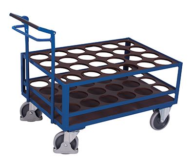 Produktbild Variofit Stahlflaschenwagen mit Totmannbremse 1280x775x1095mm