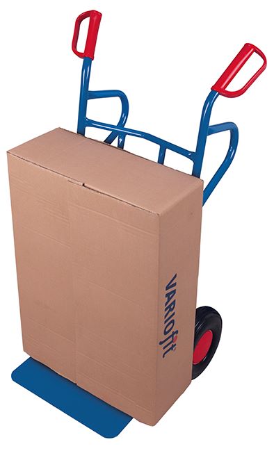 Produktbild Variofit Stahlrohrkarre mit großer Schaufel Traglast 250kg 690x710x1200mm bild 2