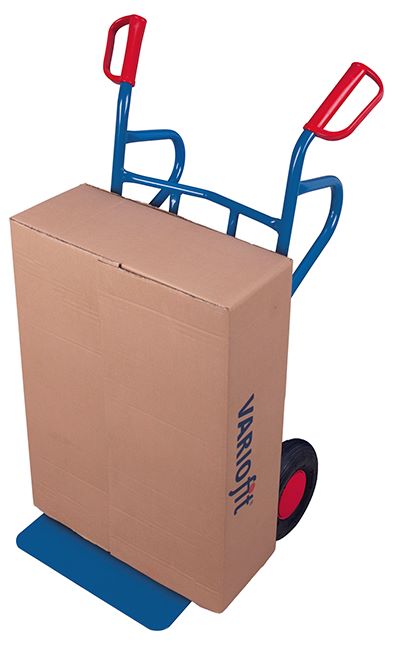 Produktbild Variofit Stahlrohrkarre mit großer Schaufel Traglast 250kg 690x710x1200mm bild 3