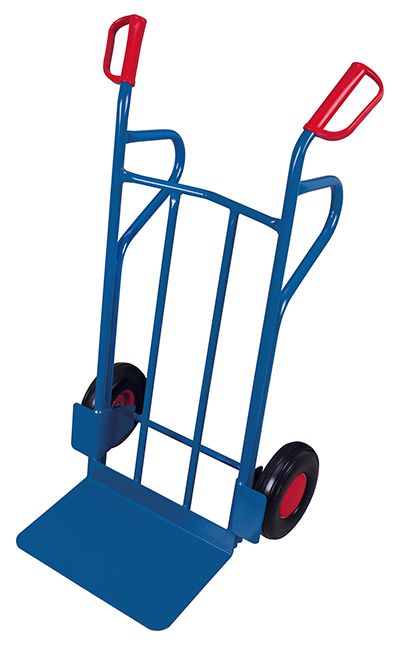 Produktbild Variofit Stahlrohrkarre mit großer Schaufel Traglast 250kg 690x710x1200mm bild 1