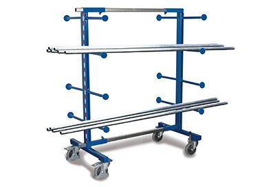 Produktbild Variofit Tragarmwagen zweiseitig Traglast 400kg Höhe 1800mm bild 2