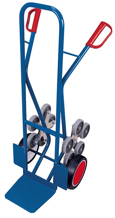 Produktbild Variofit Treppenkarre mit 2 fünfarmigen Radsternen Traglast 200kg blau