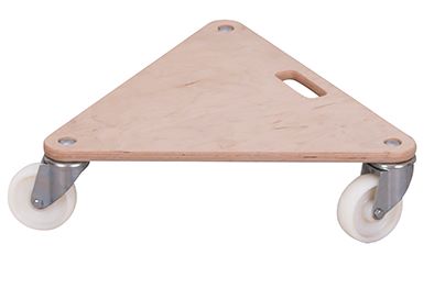 Produktbild Variofit Triple Dog mit Kunststofflenkrollen Traglast 300kg 540x540x145mm