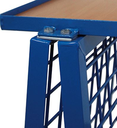 Produktbild Variofit Werkstückwagen mit Ablage 1370x800x1585mm bild 2