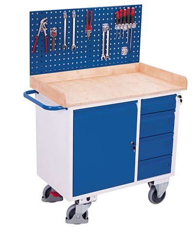 Produktbild Variofit Werkzeugwand für Werkstattwagen 995x450mm blau