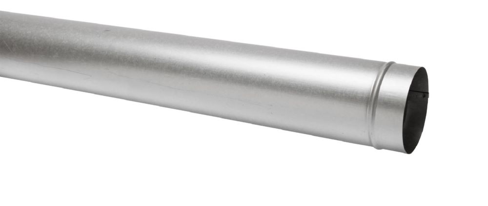 Produktbild Abgasrohr Stahlblech feueraluminiert 0,5 m lang, 150 mm Ø bild 2