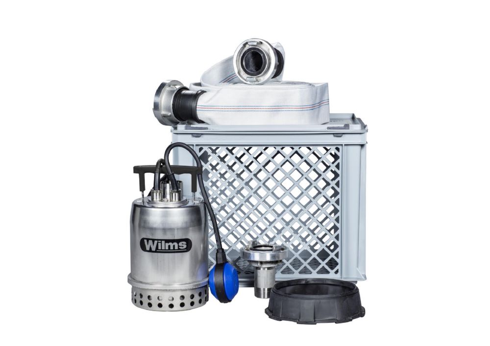 Produktbild Wilms Kellerentwässerungspumpe Tauchpumpe Set SWP 9000 für Absaugung