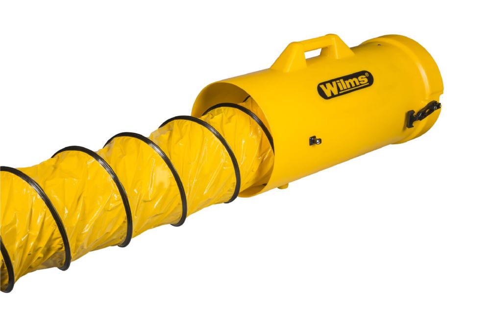 Produktbild Wilms SK-25 Kanister mit flexiblem Luftschlauch 7,6 m 200 mm Durchmesser für AV 1600