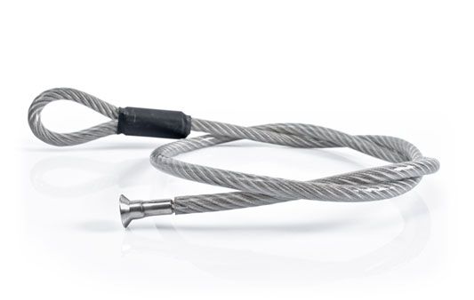 Produktbild ZARGES Verankerungsseil Edelstahl inkl. Montage.