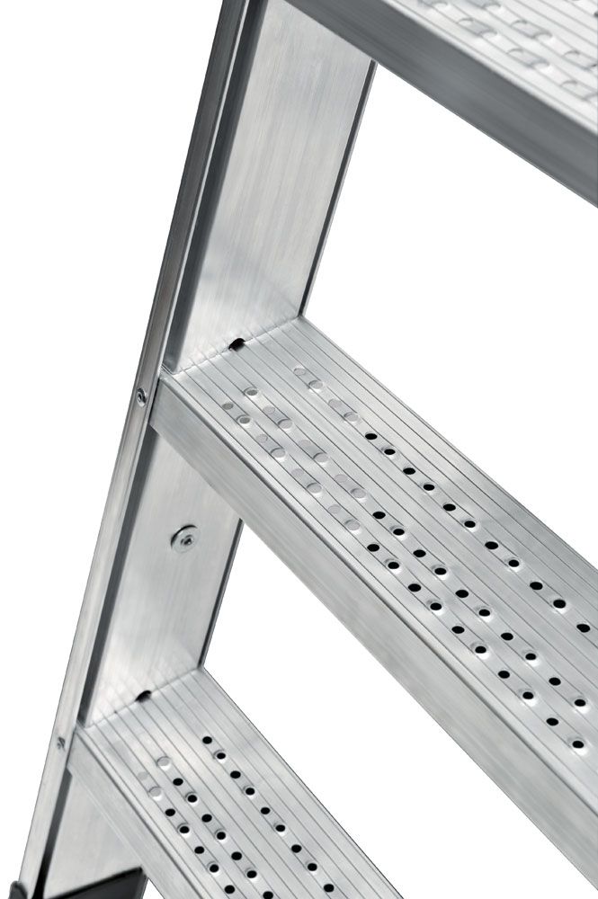 Produktbild ZARGES LM-Arbeitspodest RC klappbar Z500, 4 Stufen Plattformhöhe 0,86 m bild 2