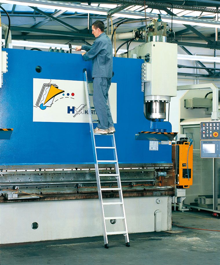 Produktbild ZARGES LM-Stufen-Anlegeleiter Z500, 14 Stufen Leiterlänge 3,42 m bild 2