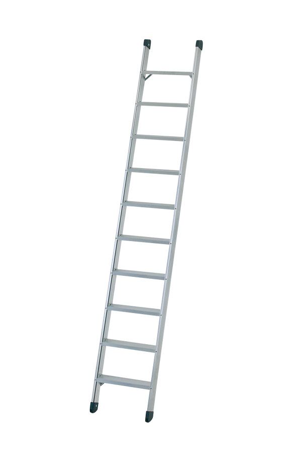 Produktbild ZARGES LM-Stufen-Anlegeleiter Z500, 14 Stufen Leiterlänge 3,42 m