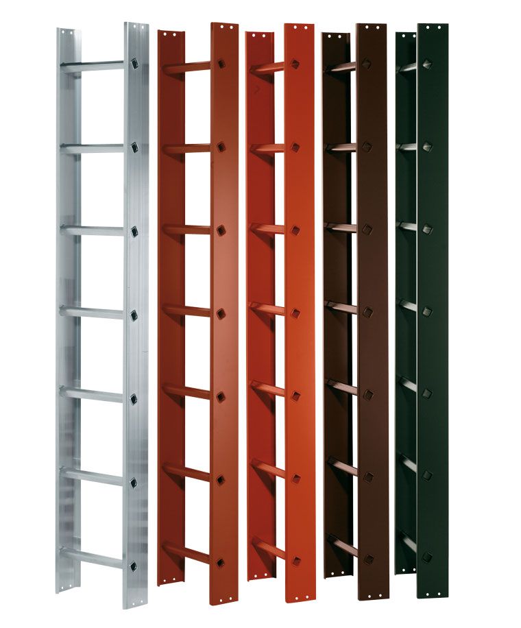 Produktbild ZARGES Dachleiter 4,2m Braun Z300, 15 Sprossen Leiterlänge 4,20m