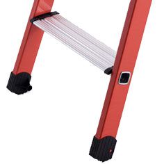 Produktbild ZARGES Kst.-Stufen-Stehleiter Z600, 6 Stufen Leiterlänge 2,15  m bild 3