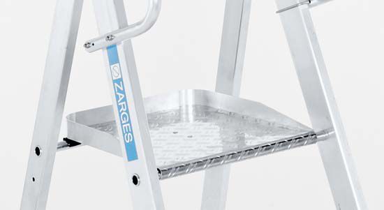 Produktbild Zarges Leichtmetall Stehleiter mit Plattform 8 Stufen Z600 bild 5
