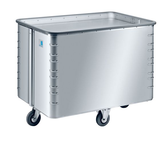 Produktbild ZARGES Federbodenwagen W161, IM: 1410x700x580mm. Eloxiert, Rollen in Mittenanordnung