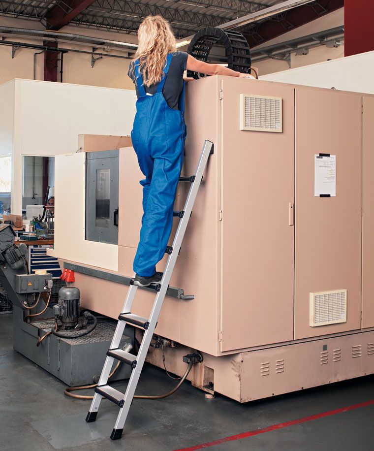 Produktbild ZARGES LM-Stufen-Anlegeleiter Z600, 11 Stufen Leiterlänge 2,82 m bild 2