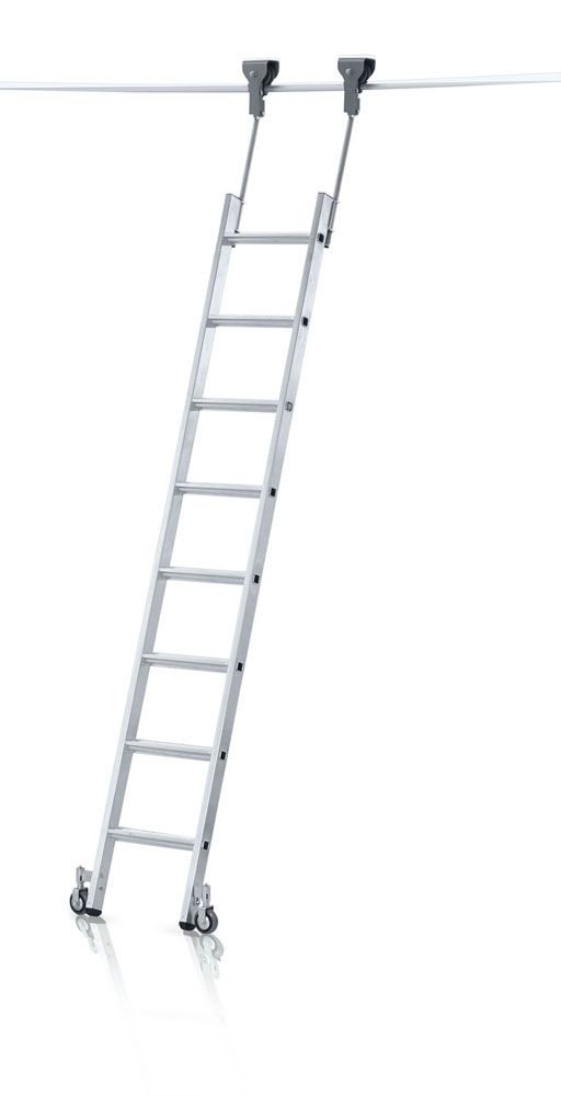 Produktbild ZARGES Comfortstep Trec LH Regalleiter Z600 6 Stufen Einhängehöhe bis 2,08m