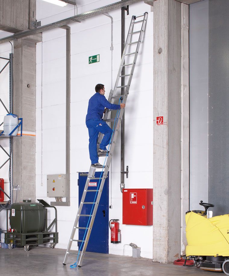 Produktbild ZARGES LM-Seilzugleiter, 2-tlg. Z600, 2 x 16 Sprossen Leiterlänge max. 8,33  m bild 2